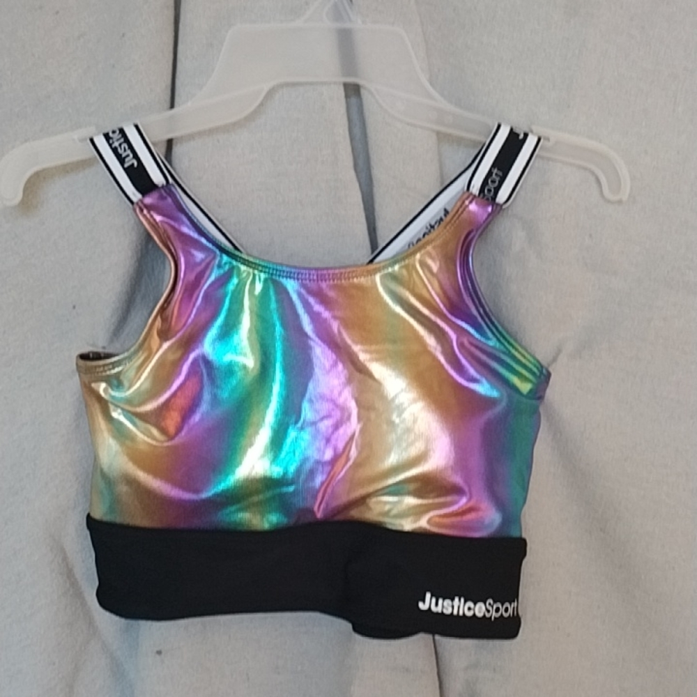 NEW Justice Logo Sports Bikini Top